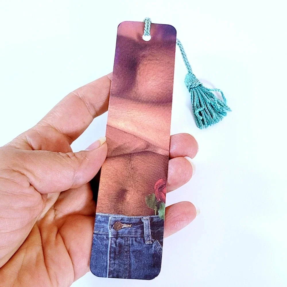 Vintage 80s Romantic Man Bookmark sexy Patterson Graphics Antioch Photique H-934